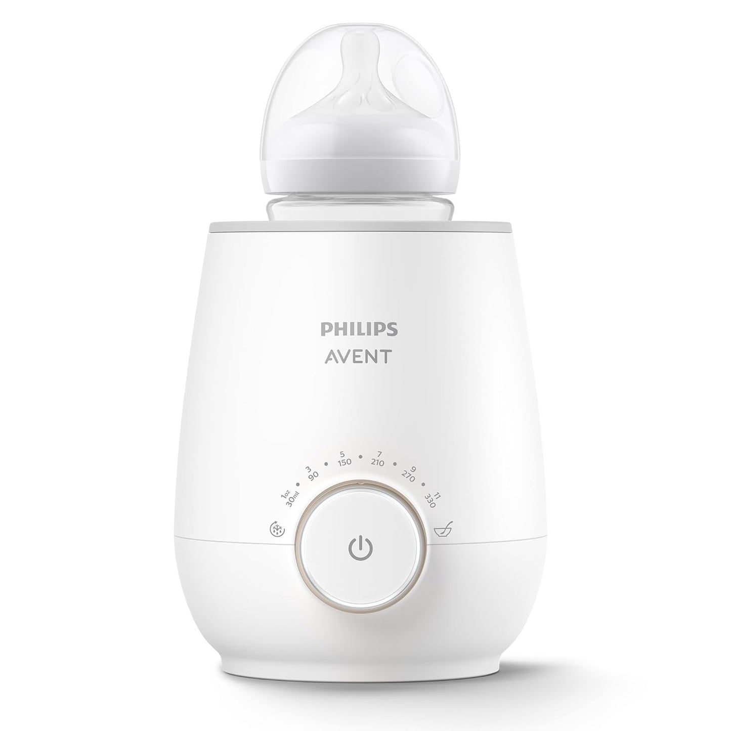Philips Avent bottle warmer on a white background