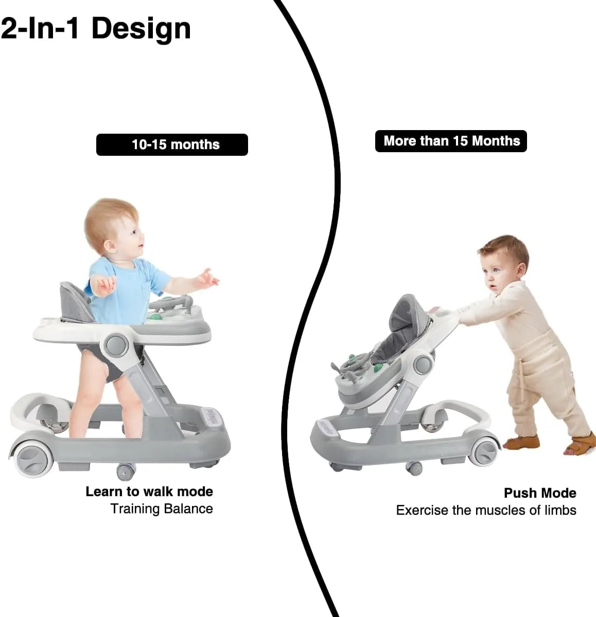 2 in 1 Baby Walker