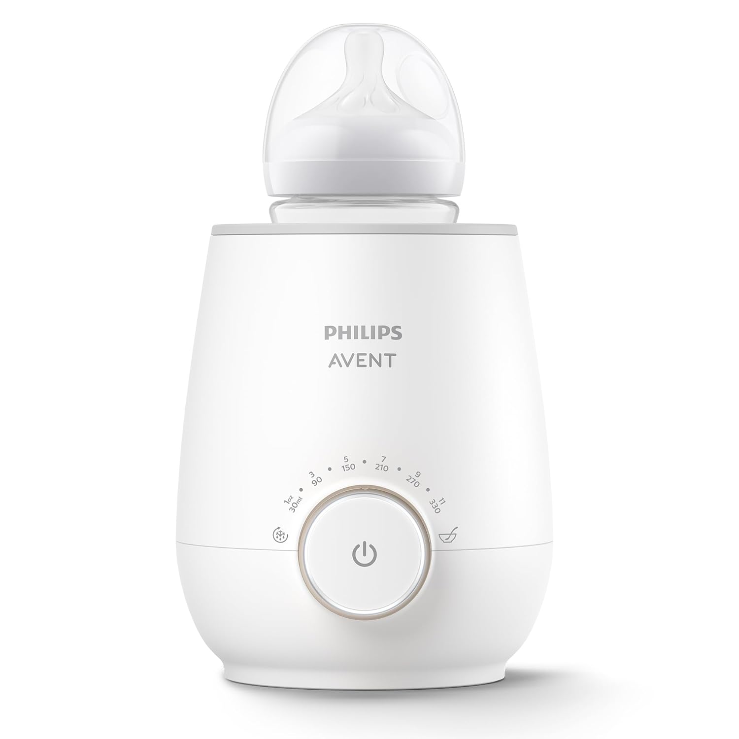 Philips Avent bottle warmer on a white background